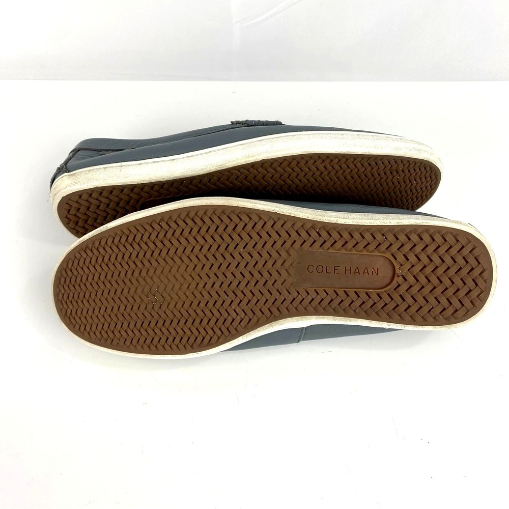 Cole Haan Grand OS Leather Penny Loafers Men's 10.5 M Gray Mocs Slip On Shoes - Picture 8 of 8